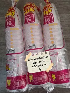 Hok Cup Natural 16 50 Pcs Packs 9,2 x 12 x 5,6 cm