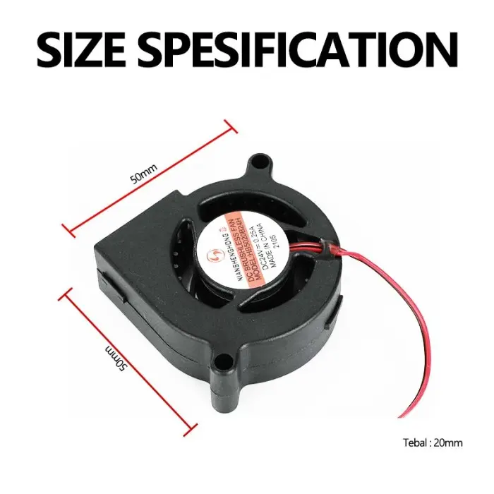 BARANG BARU Kipas Biled Headlamp Motor DC12V Pendingin Blower Exhaust Fan Retrofit 4