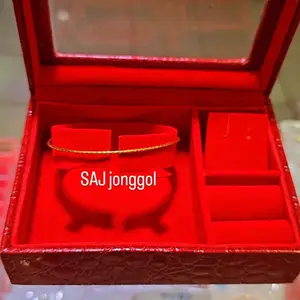 Gelang keroncong polos gold
