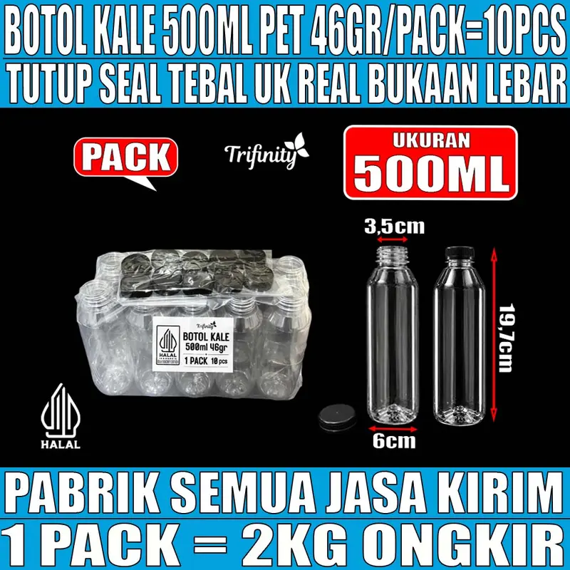 Kale 500ml 10pc 46gr