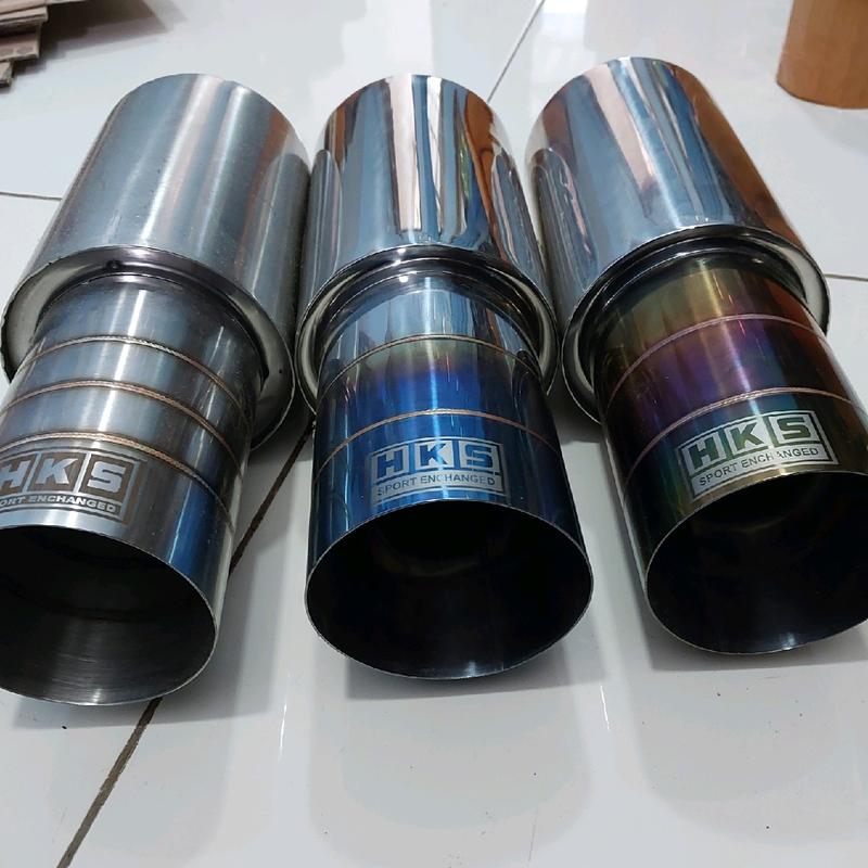 KNALPOT MOBIL HKS PLONG GAHAR KERING  2inc Cocok di Semua Mobil Bensin - Motorcycle Racing,AGYA,,CALYA,AVANZA,,XENIA,,JAZZ,,BRIO,,DAN DLL 3