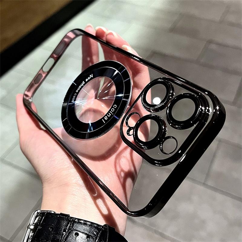 Product Introduction of High quality phone case with magnetic wireless charging for Iphone 16 15 14 13 12 11 Pro Max 0
