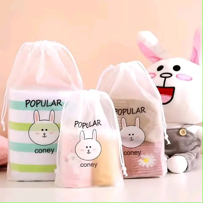 TRAVEL POUCH ORGANIZER SERBAGUNA / TAS SERUT KOSMETIK MOTIF ANTI AIR / TRAVEL BAG KARAKTER MURAH 6