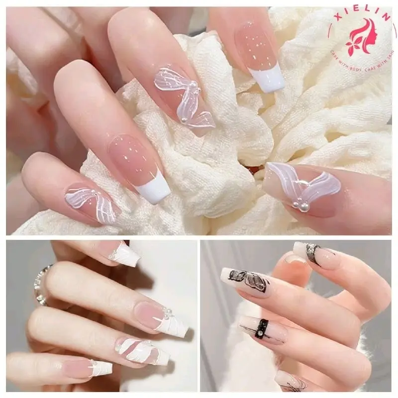 MONJA NAIL GEL 3D PAINTED EMBOSSED GLUE FOR  NAIL ART DESIGN 3