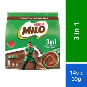 MILO 3 in 1 Activ-Go Malaysia (14 sachet)