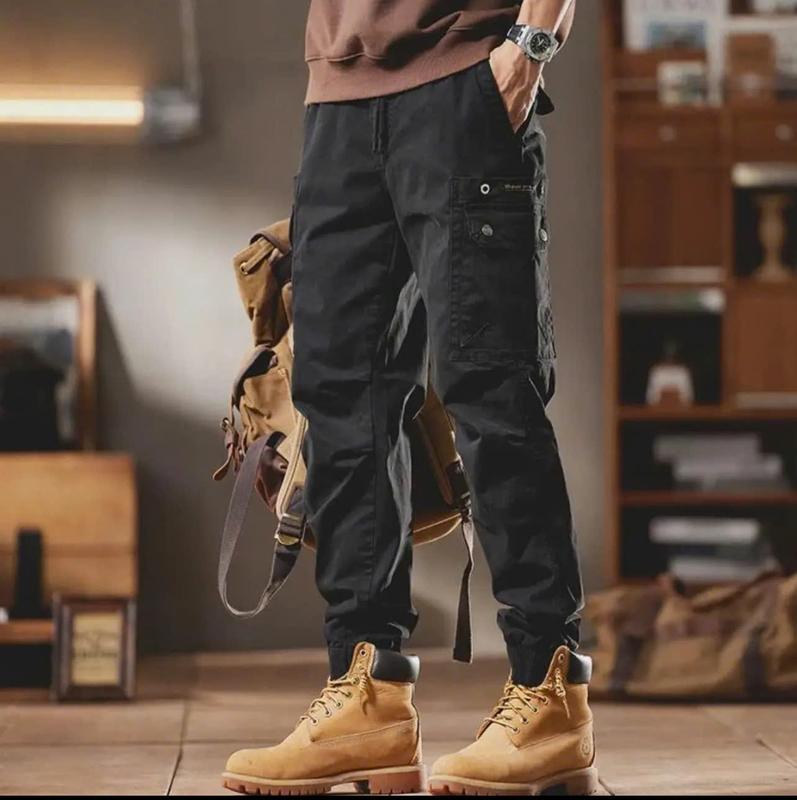 Quần Jogger Kaki THÔ nam túi hộp 8 ngăn JK1234 Kaki Thoáng khí chất kaki dày dặn - Thiết kế hiện đại tiện lợi cho hoạt động thể thao và ngoài trờI