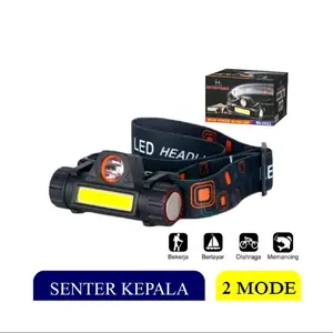 Headlamp Matsuyama / Senter Kepala Charger Usb / Senter Pendaki / Senter Gunung Lampu Outdoor
