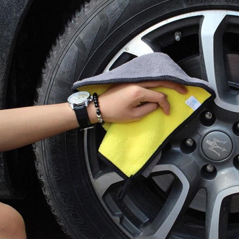 [Gaode] Lap Kain microfiber multifungsi cocok untuk mobil motor kaca serbaguna mudah serap air 30x30CM Aksesoris Car Kendaraan Cleaning 4