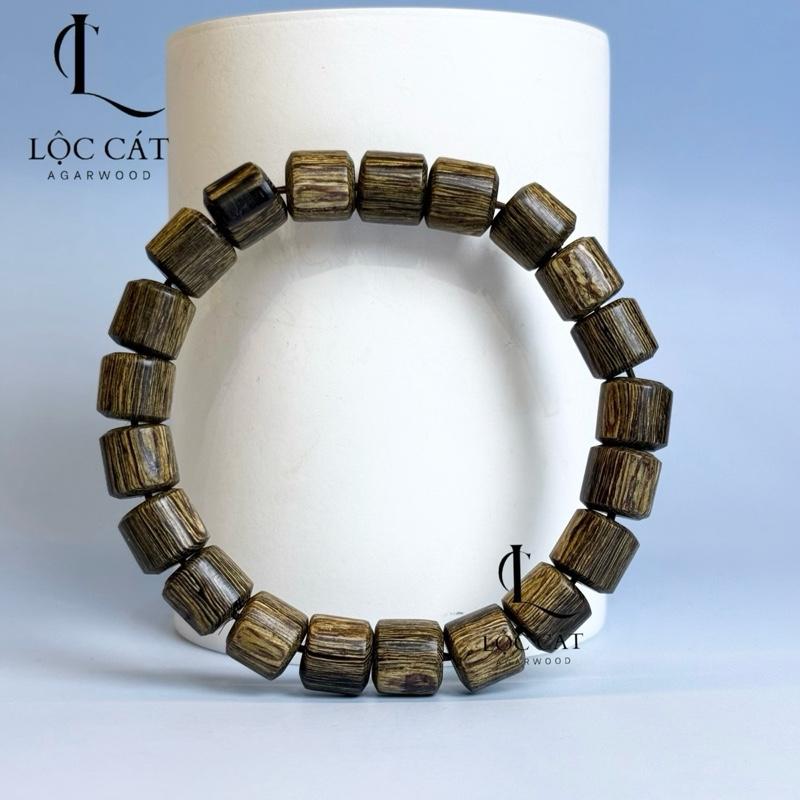 [LC-VT53] vòng đeo tay lu thống sánh chìm Trầm Hương -  Lộc Cát - mang phong thuỷ may mắn