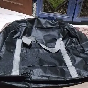 Tas Travel Lipat Besar Hand Carry Bag Duffel Polos Waterproof Fold Bag Organizer Portable Travel Bag Anti Air