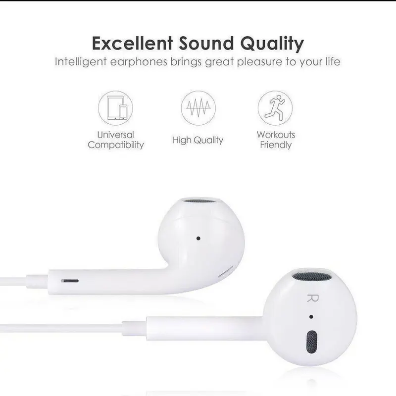 Tai Nghe Apple, Tai Nghe Nhét Tai, Có Mic, Cho iPhone 6s, 6 Plus, 5s, iPad, iPod 4