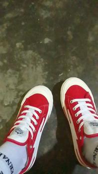 Product Review of (Spesial Kemerdekaan) Sepatu Pria Wanita028 XternalStepSure Mitterns Storm Merah Putih Low Canvas Kasual Casual Shoes Sneakers from L**a S**i 2
