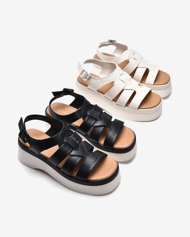   MẪU MỚI  Giày Sandal Xuồng Zucia Đế Platform Sole Tôn Dáng - STH90 