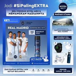 NIVEA MEN Deodorant Antiperspirant Spray Cool Kick 150ml - Deodoran semprot pria perlindungan ekstra kering dari keringat bau badan dengan sensasi dingin dan wangi sporty maskulin seharian - Tidak mengandung ethyl alkohol