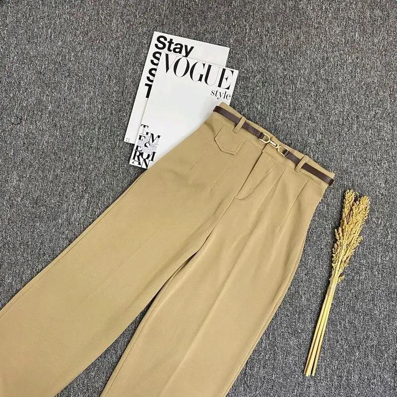 Oro Pants Knitt Premium // Loose Pants Wanita// Celana kerja wanita Casual Cewek Basic Panjang Kantor 1
