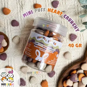 BUNNIO SNACK - HEALTHY AND NATURAL SNACK FOR SMALL PETS - HAY TOPPER / SNACK HAY KELINCI / SNACK UNTUK KELINCI , HAMSTER, MARMUT / GUINEA PIG / MAKANAN KELINCI / TREATS FOR RABBIT