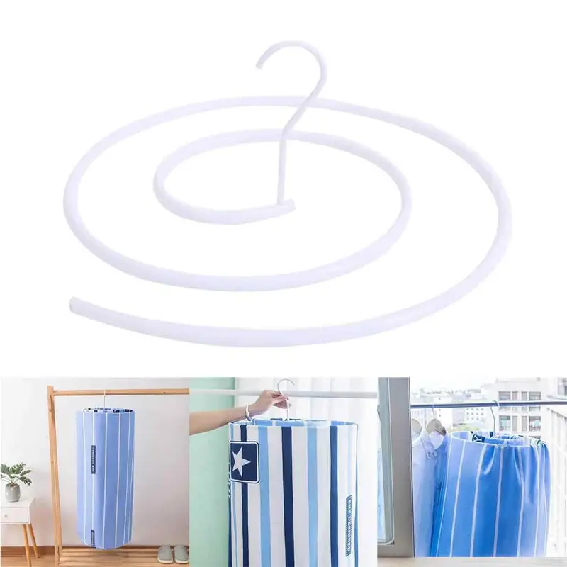 Hanger Jemuran Sprei Spiral / Gantungan Spiral Melingkar / Hanger Spiral Sprei Selimut Melingkar / Gantungan Spiral Multifungsi 4