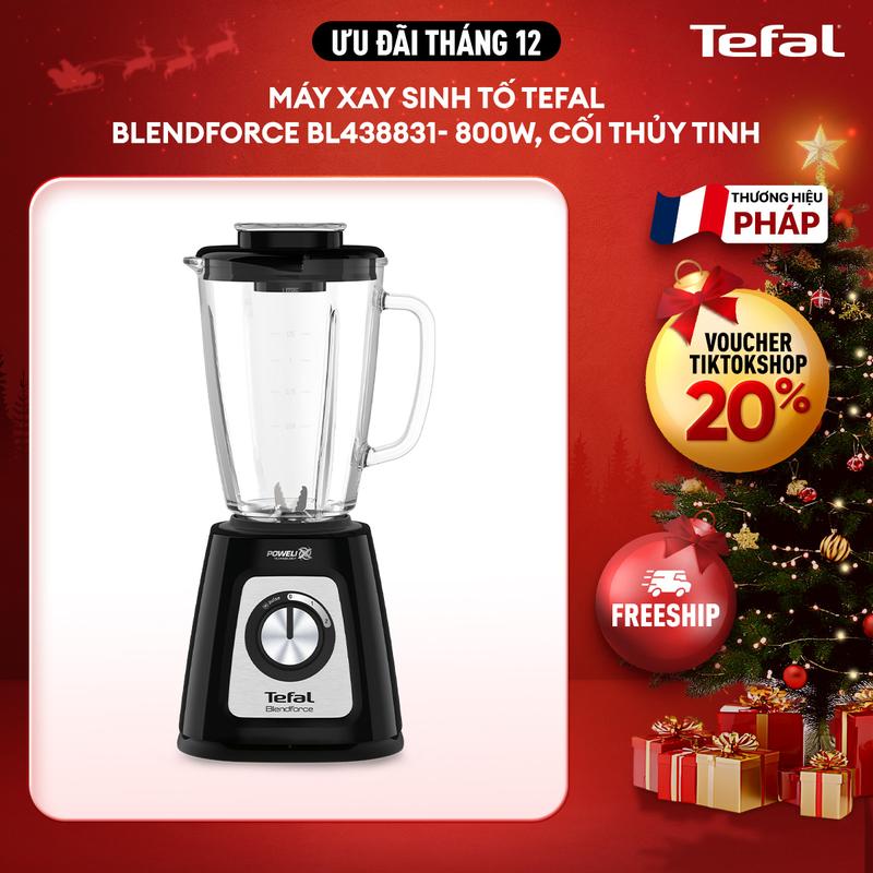  Máy xay sinh tố Tefal BlendForce BL438831- 800W cối thủy tinh 