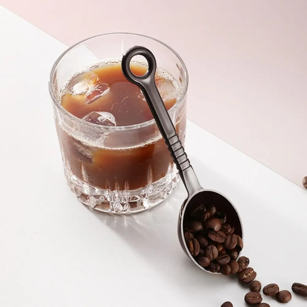 Baking Tools 10g Measuring Spoon Non-slip Long Handle Coffee/Black Coffee Scoop Plastic Hangable Sugar Scoop Restaurant