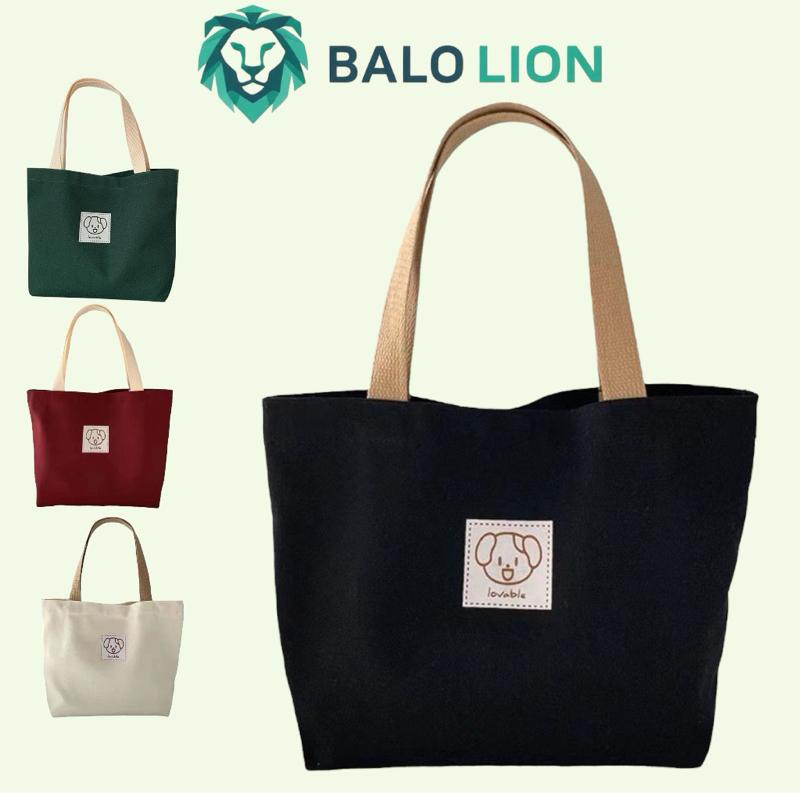 Túi tote đeo vai dễ thương, túi vải tiện lợi, đựng đồ lặt vặt, sổ khám bệnh, đựng đồ đi làm vải bố giâ rẽ