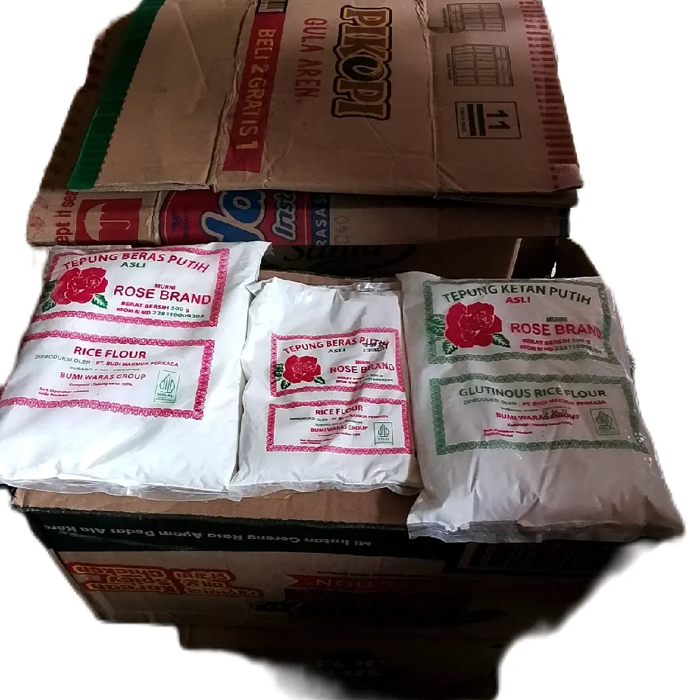 ROSE BRAND tepung beras & ROSE BRAND tepung ketan murni 500g Baking