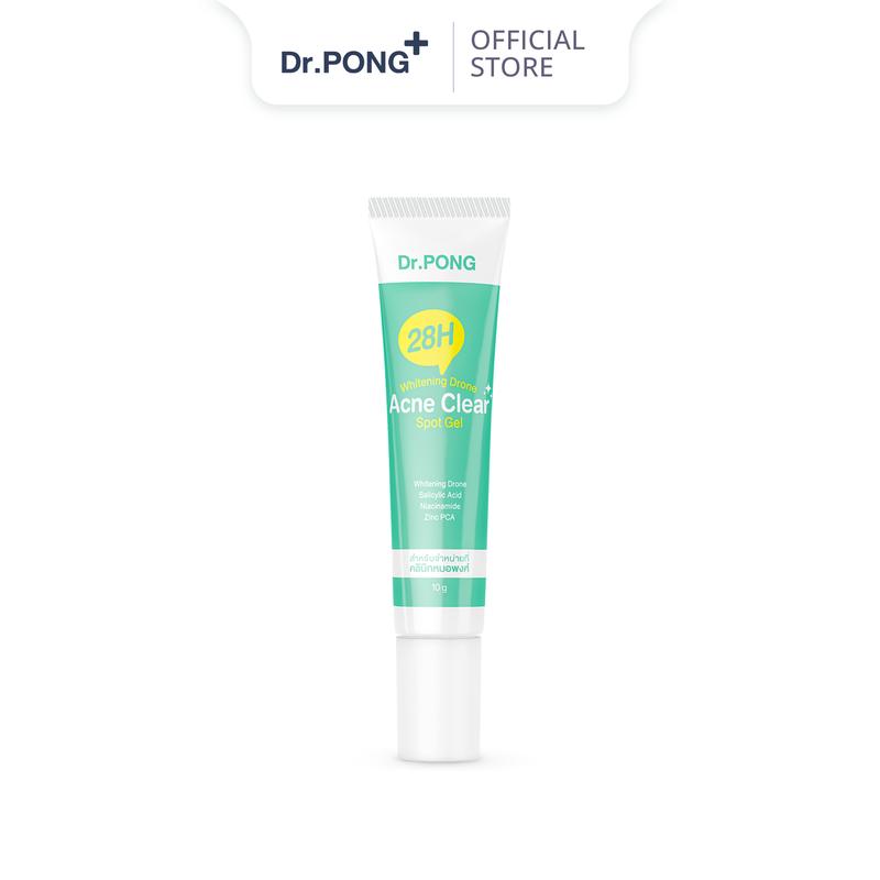 Gel chấm hỗ trợ giảm mụn Dr.PONG 28H Whitening Drone Acne Clear Spot 10g
