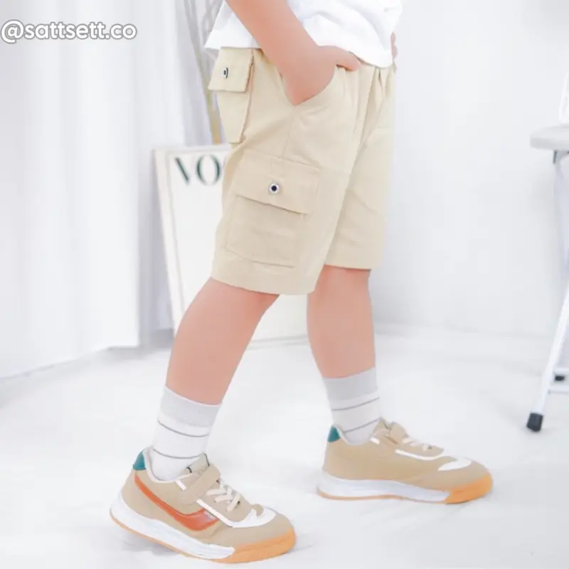 Celana Cargo Anak Pendek Basic BB 8kg-30kg 1