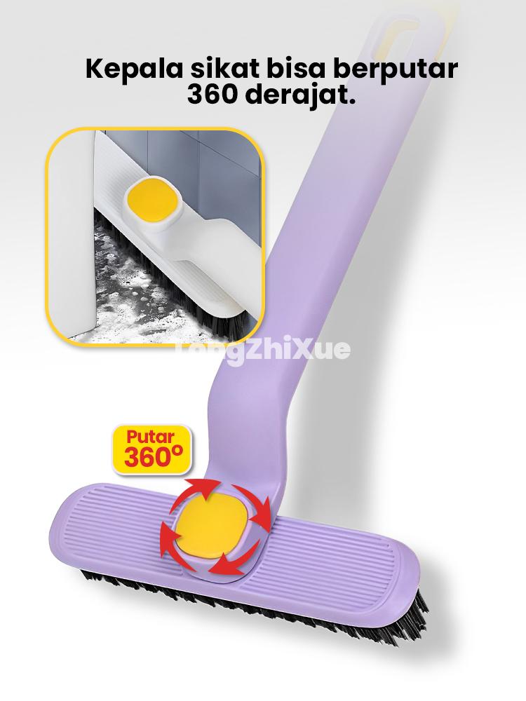 Product Introduction of Multifunctional Rotating Gap Brush, Hard Bristle Brush For Bathroom Dead Corners, Two-in-one floor And Floor Gap Brush, Washbasin Cleaning Brush absorben air peralatan makan toilet  cleaner melamine sponge pelicin setrika laundry pewangi setrikaan laundry 3