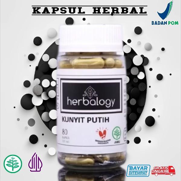 Herbalogi Kapsul Herbal kunyit putih 80 Kapsul @ 500 mg 2