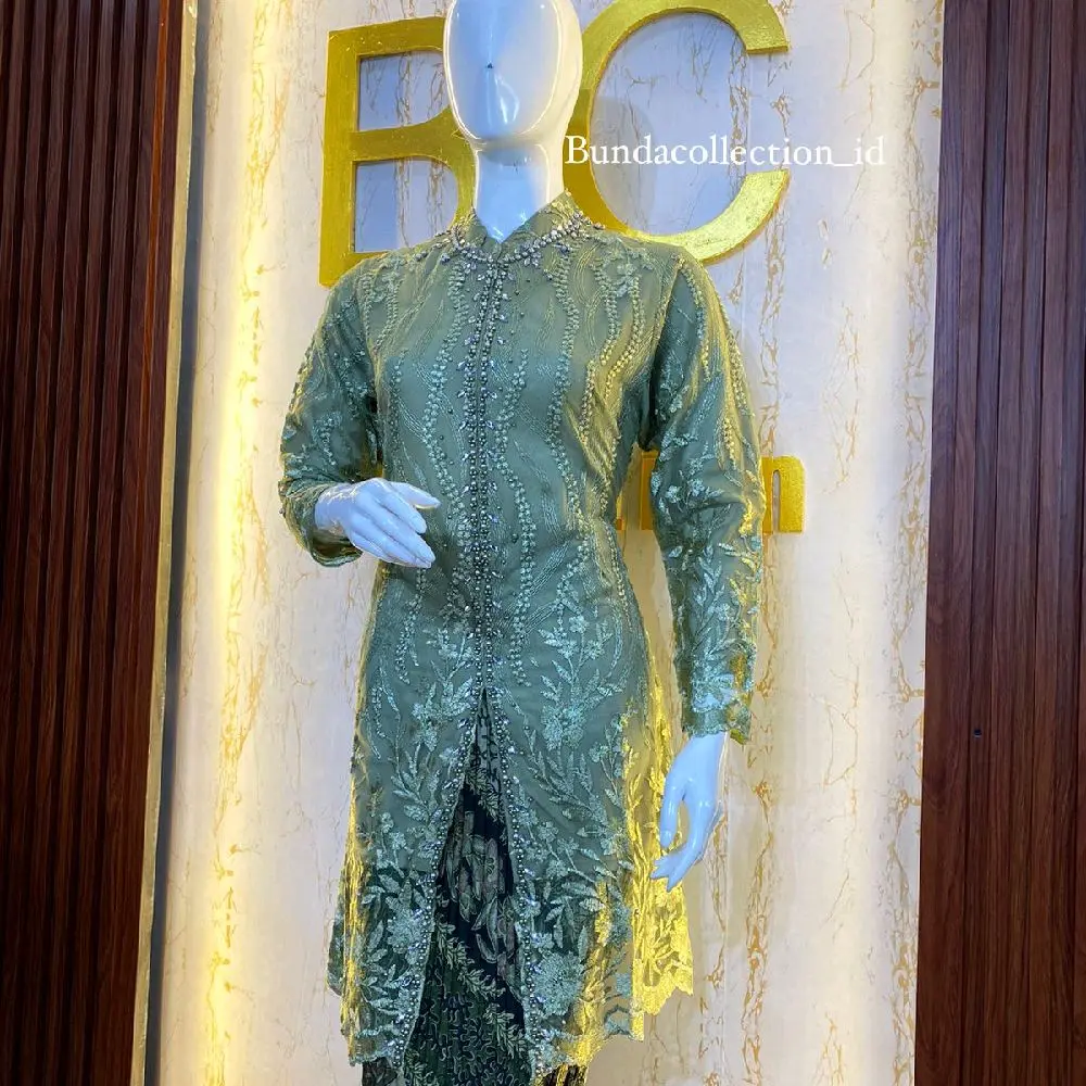 kebaya sanghai tille payet kebaya wisuda kebaya modren Pesta Katun Kondangan