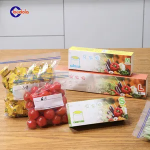 Plastik ziplock sayuran reusable