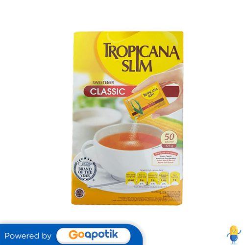 Gambar TROPICANA SLIM CLASSIC BOX 50 SACHET dari Apotek Farma Medika by GoApotik Kota Tangerang Selatan Tokopedia
