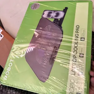 ROBOT Cooling Pad Laptop 10-16 inch Dual Port USB-A Dengan 2 Kipas Pendingin dan Holder untuk Laptop dan HP - ROBOT RCP10 Original - Bergaransi 1 Tahun