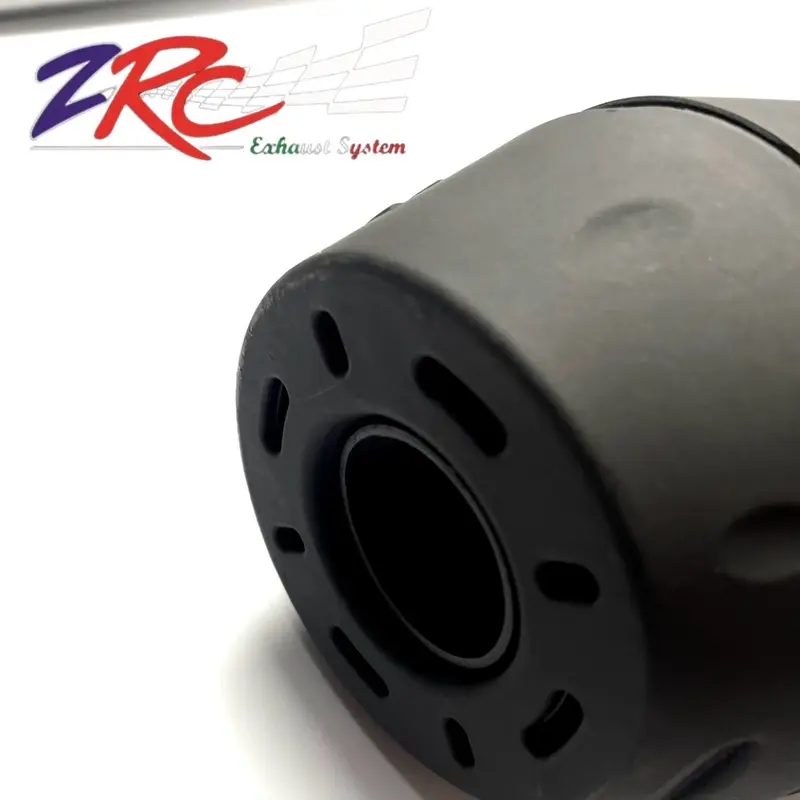 KNALPOT ZRC MUFFLER HITAM ALL TIPE MOTOR 1