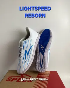 SEPATU FUTSAL SPECS LS REBORN IN PUTIH BIRU TERLARIS SEPATU FUTSAL LIGHTSPEED TERBARU