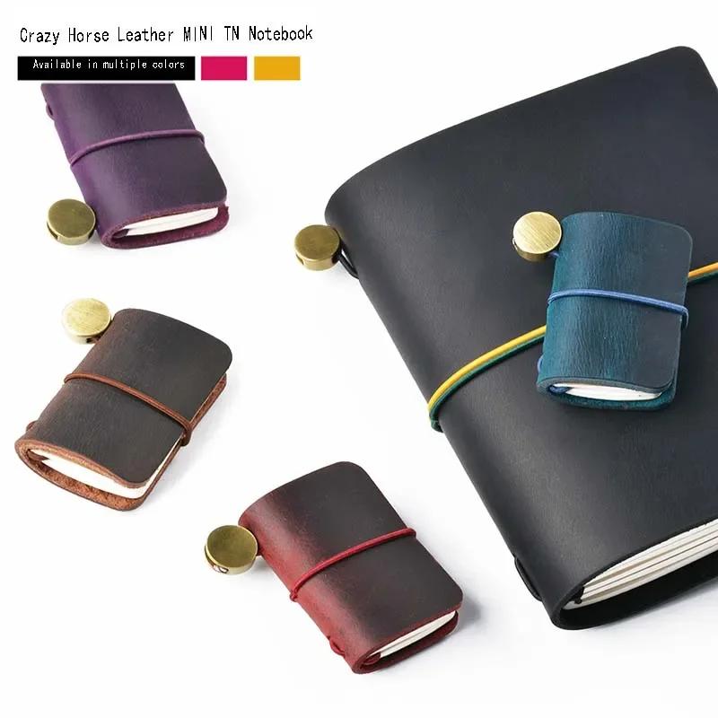 Mini TN Hand Ledger Handmade Notes Traveler Notebook Portabl - TikTok ...