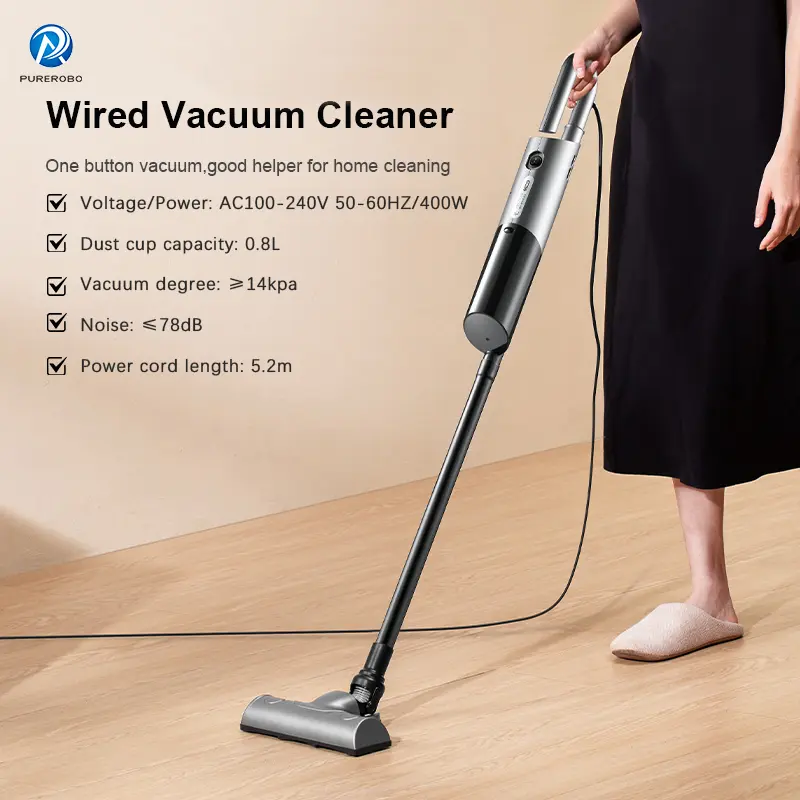 400W 14000pa Suction Power Handheld Vacuum Cleaner smart Home appliance High Power DC Motor low noise Removable Dust Cup Washable HEPA filter For Home Floor cleaning ZB-J300A  car Vacuum Cleaner