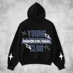 HOUSE OF TAMBIYU HOODIE AMBITIOUS REFLEXTIF ORIGINAL HITAM UKURAN S M L XL XXL Motif Kombinasi