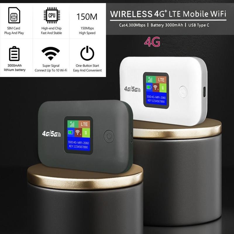 Thuận tiện 4G Bộ định tuyến wifi di động Nhỏ Tín hiệu mạnh Wifi bỏ túi Hỗ trợ…