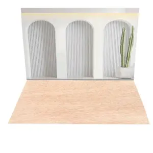 Alas Foto Produk / Alas Konten Aesthetic Wall Panel Alas Kayu