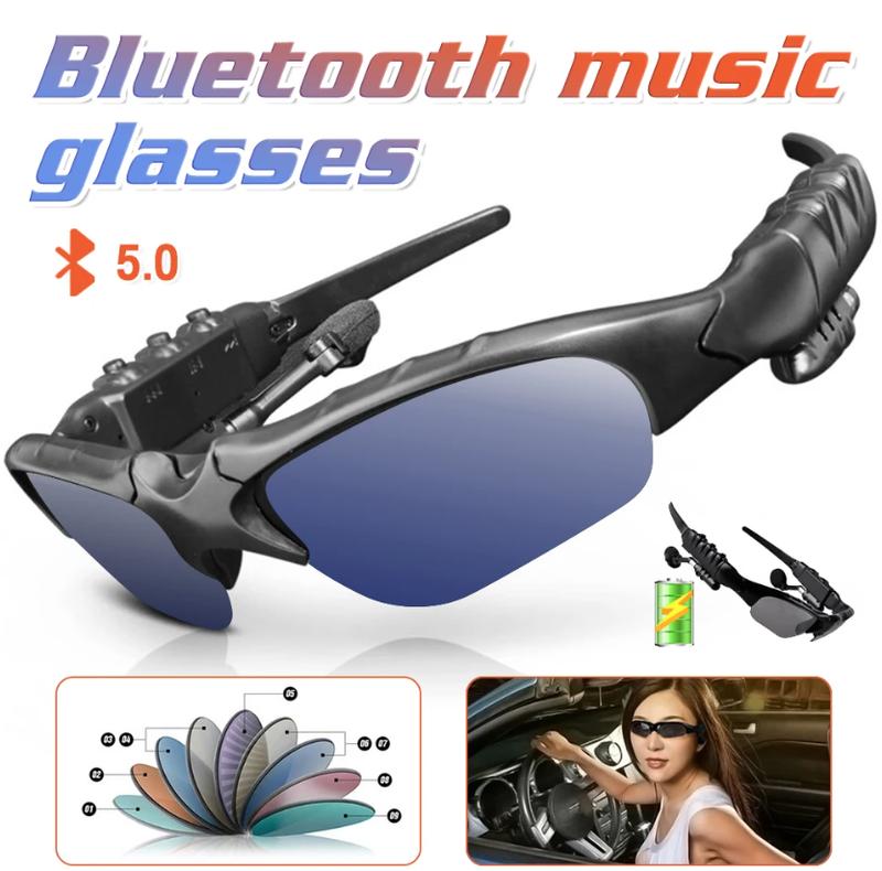 Kacamata Earphone bluetooth / Kacamata Wirelless bluetooth full music / Kacamata telepon Headphones Wireless 3