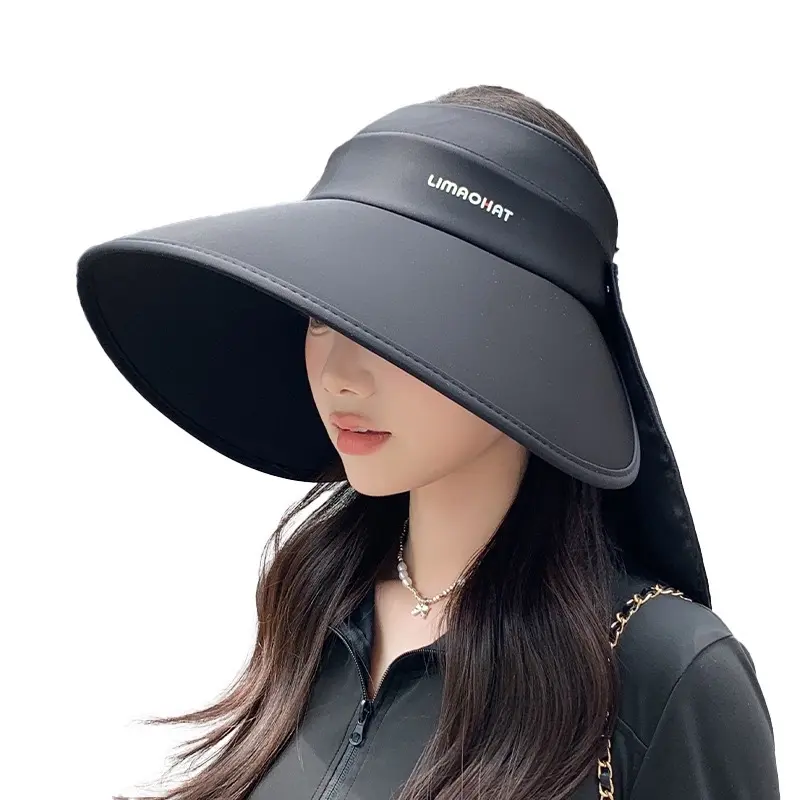 Topi Wanita Melindungi Seluruh Bagian Wajah dari Sinar Matahari UV Saat Aktivitas di Luar Ruangan 2