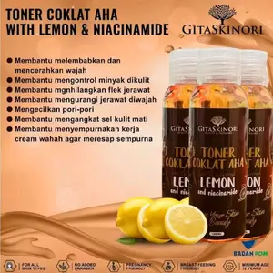 PROMO TONER COKLAT AHA GITASKINORI VIRAL BPOM