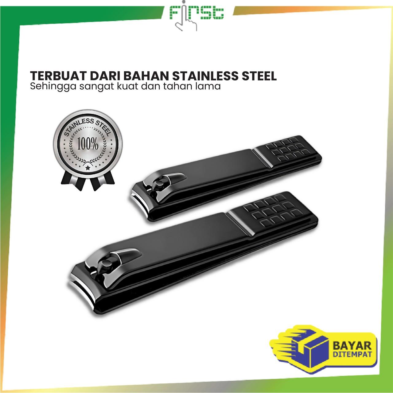 [COD] FH C1022 Gunting Kuku Stainless Steel Anti Slip Portable