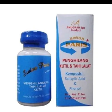 SWISS PARIS LOTION PENGHILANG TAHI LALAT & KUTIL 10 ML ORIGINAL Bisa COD 1