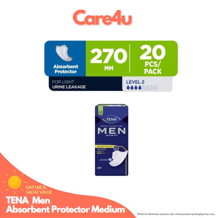 TENA Men Active Fit Absorbent Protector Level 2 20s Comfort 0