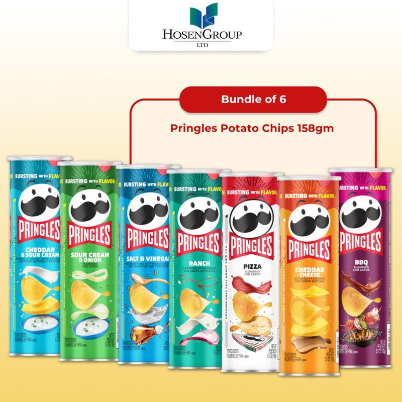 [Bundle of 6] Pringles Potato Chips 158g x 6 Tubs - 7 Flavor - TikTok ...