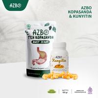 Gambar AZBO TEH KOPASANDA dan AZBO Kunyitin Minuman Tea Herbal Alami Tubruk 120 Gram - Kemasan Alami dari AZBO INDONESIA Kab. Sleman 1 Tokopedia
