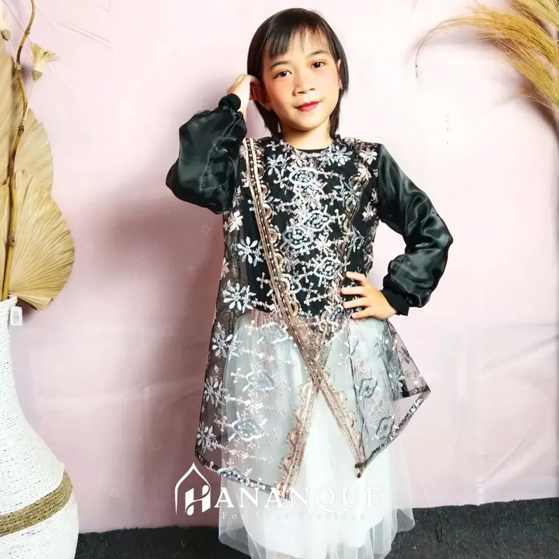 Hananque - Sabrina Rok Tutu Anak Cinderella Usia 4-13 Tahun Bridesmaid Rok Kondangan Fashion 4