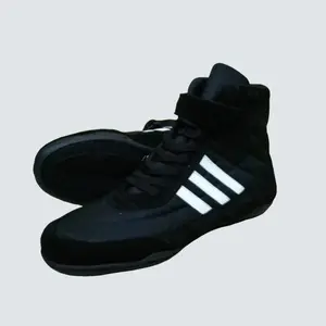 SEPATU BOXING TINJU,GULAT,GYM FITNESS - BAHAN DARI KULIT SUEDE - RINGAN DI KAKI DAN TIDAK LICIN KETIKA DIPAKAI